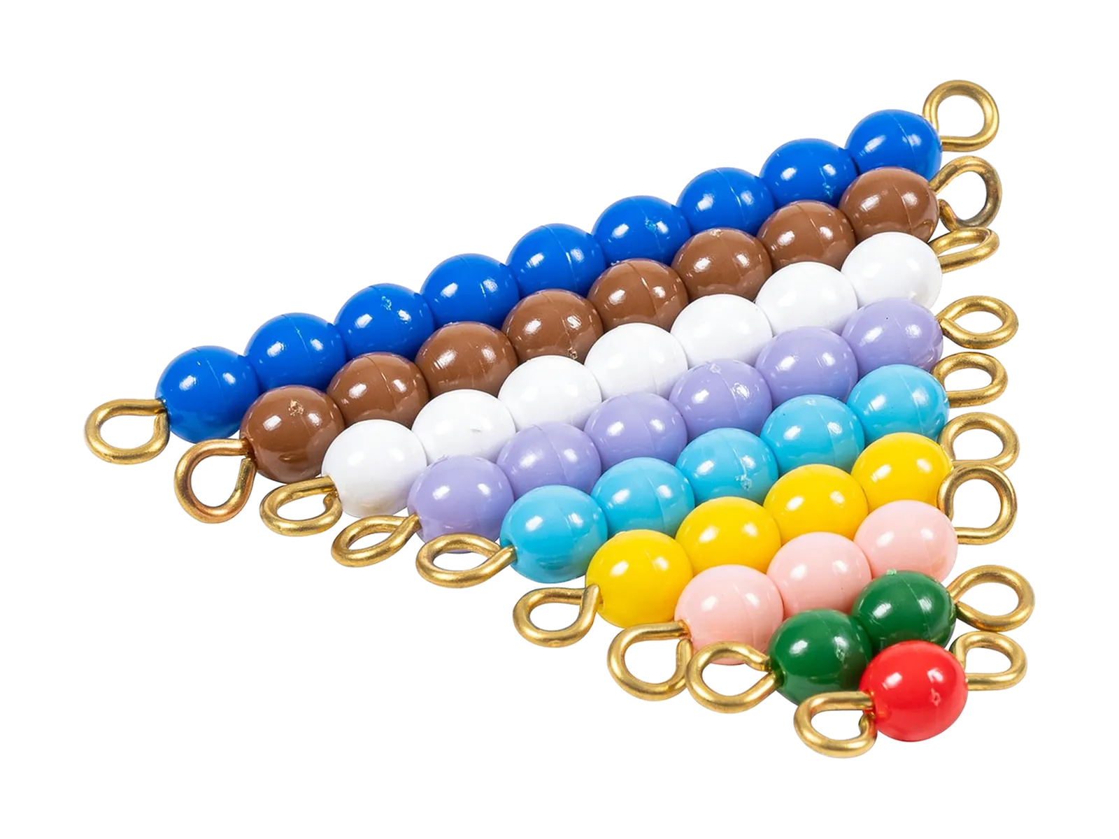 Colored Bead Stairs 1-9: Individual Beads Nylon,: maker's photo