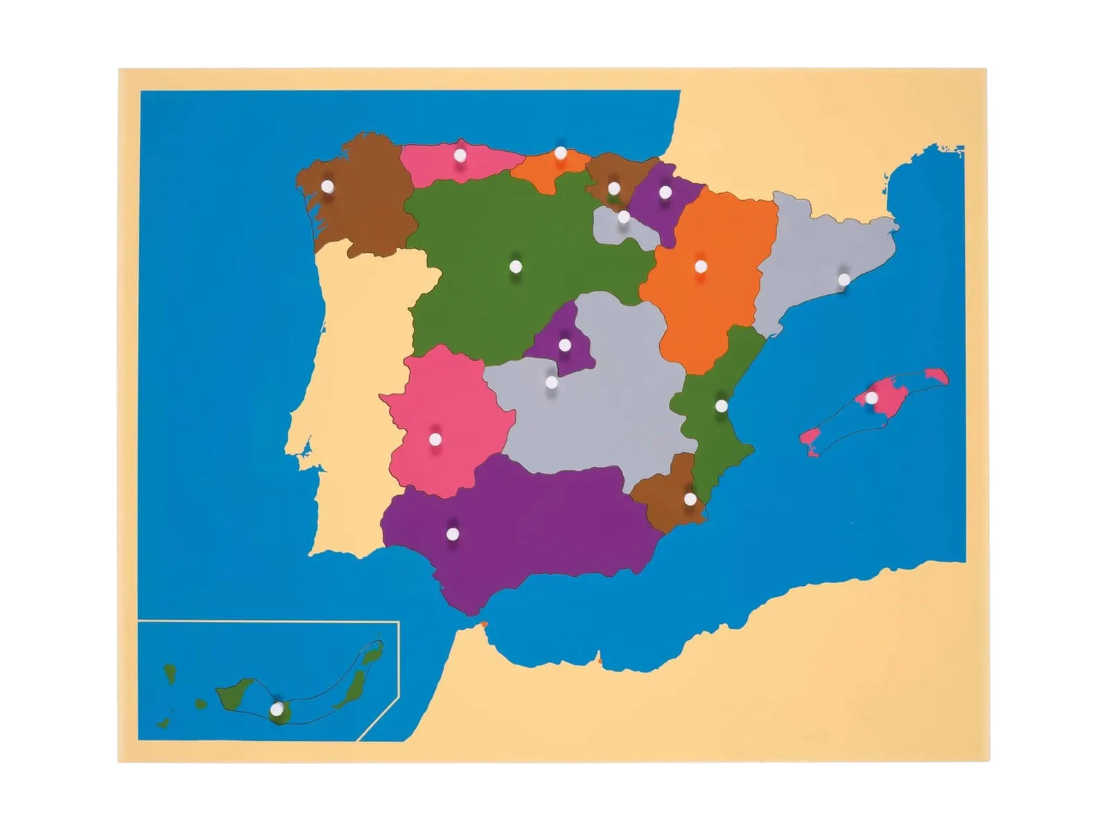Puzzle mapa: Španělsko: fotka výrobce