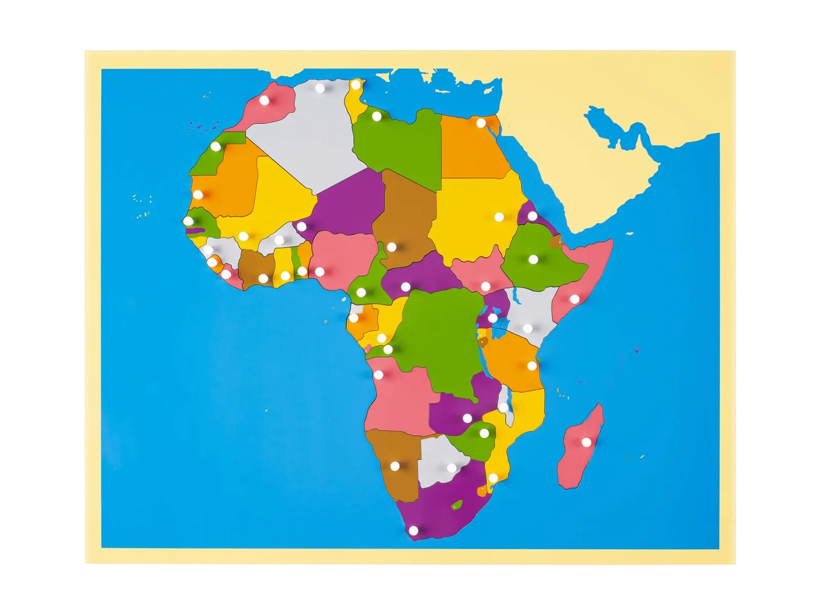Puzzle mapa: Afrika: fotka výrobcu