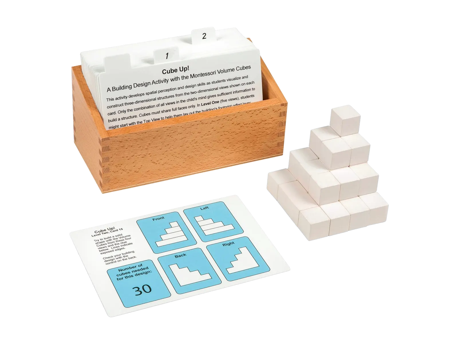 Cube Up!: 3D stavebná výzva s bielymi kockami: fotka výrobcu