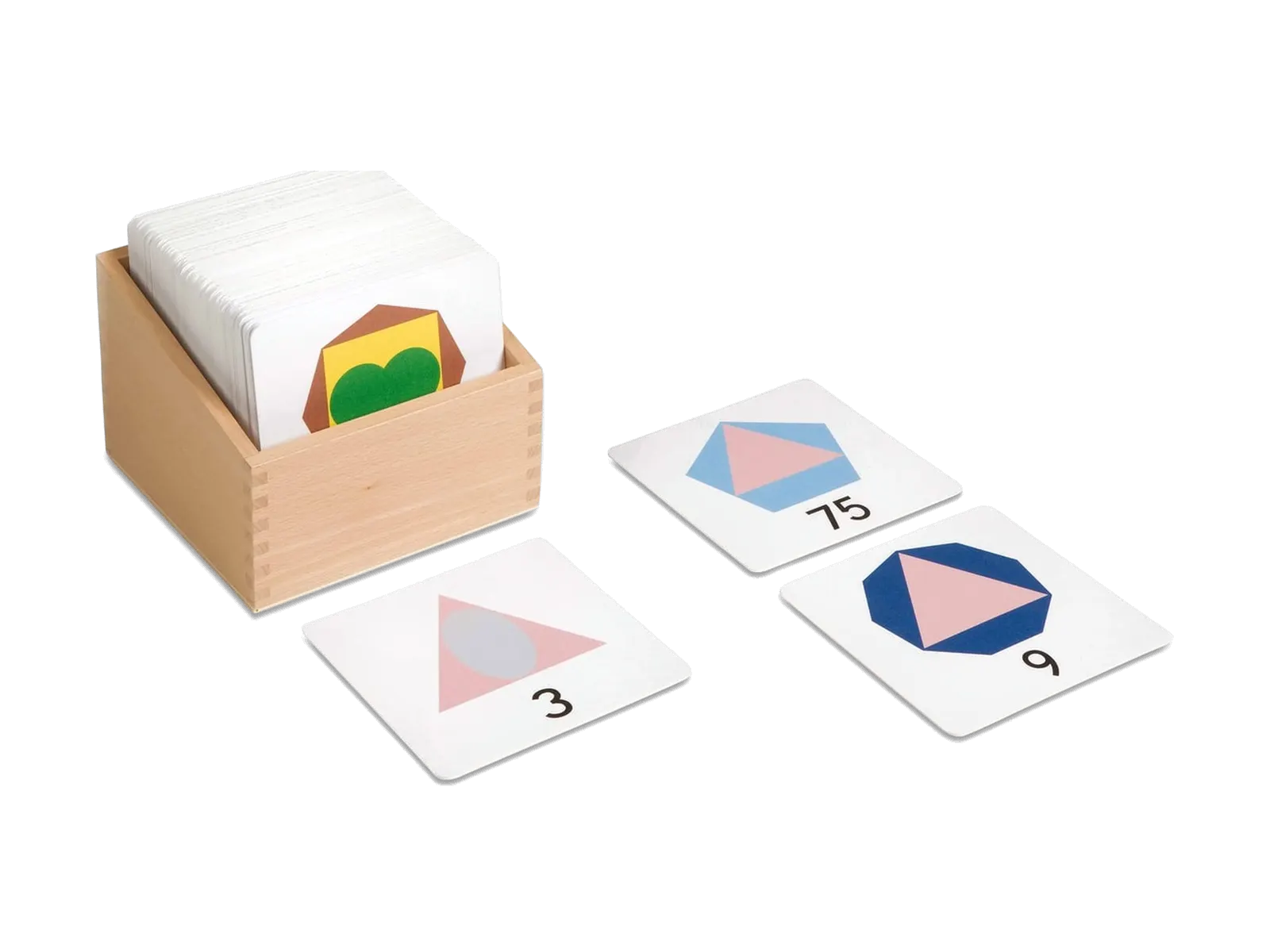 Box s veľkými číslicami: Vizuálne rozoznávanie čísel a geometria: fotka výrobcu