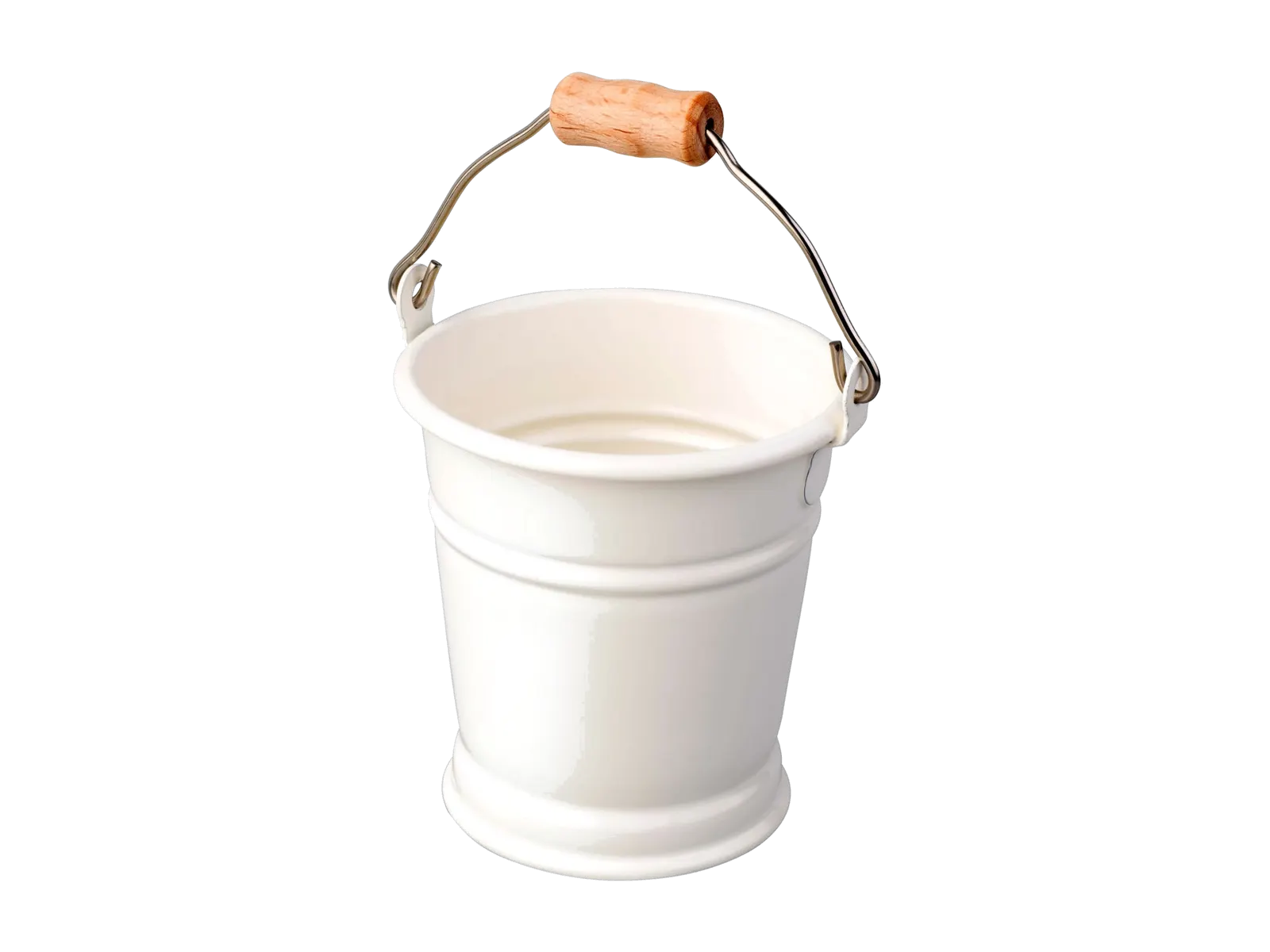 Mini kbelík: bílý: fotka výrobce