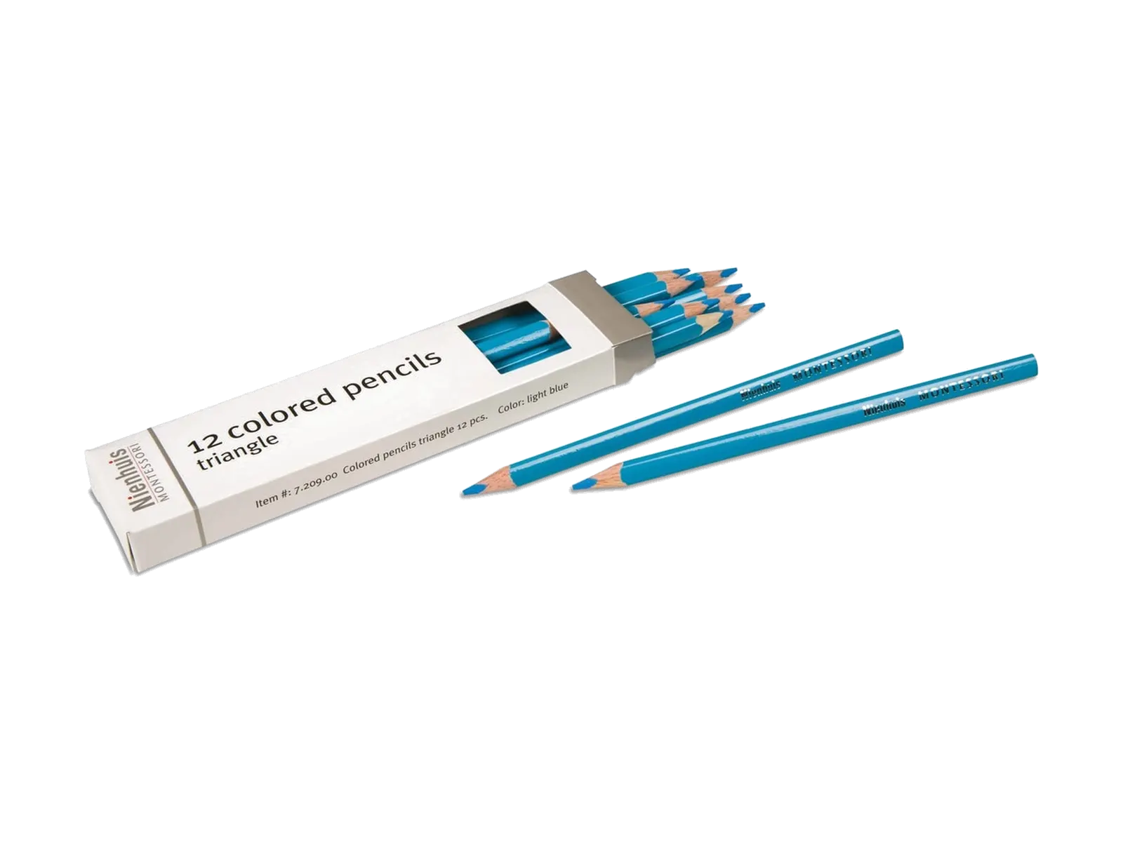 3-stranné ceruzky na vkladačky: Svetlomodré: fotka výrobcu