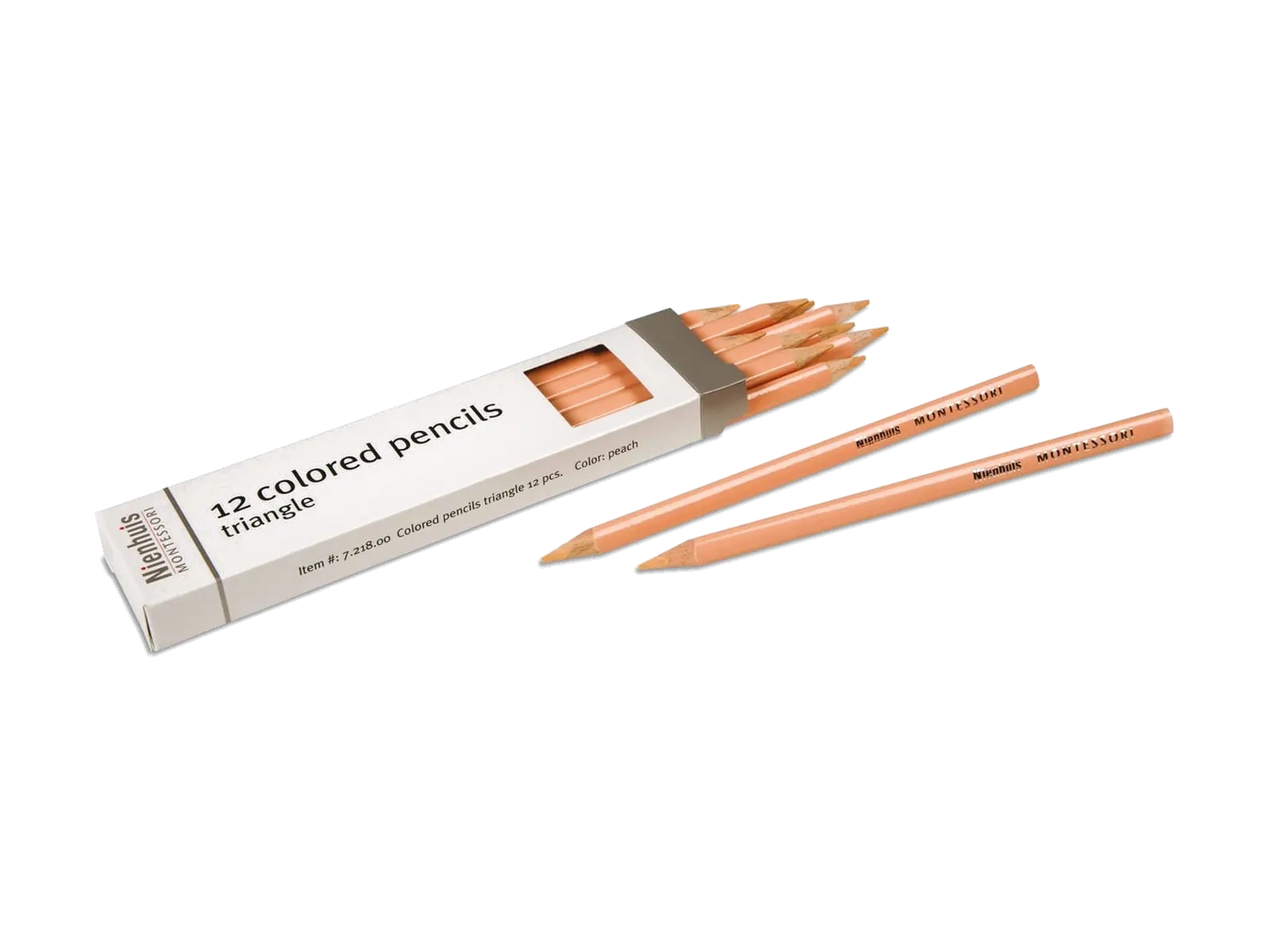 3-Sided Inset Pencils: Peach: maker's photo