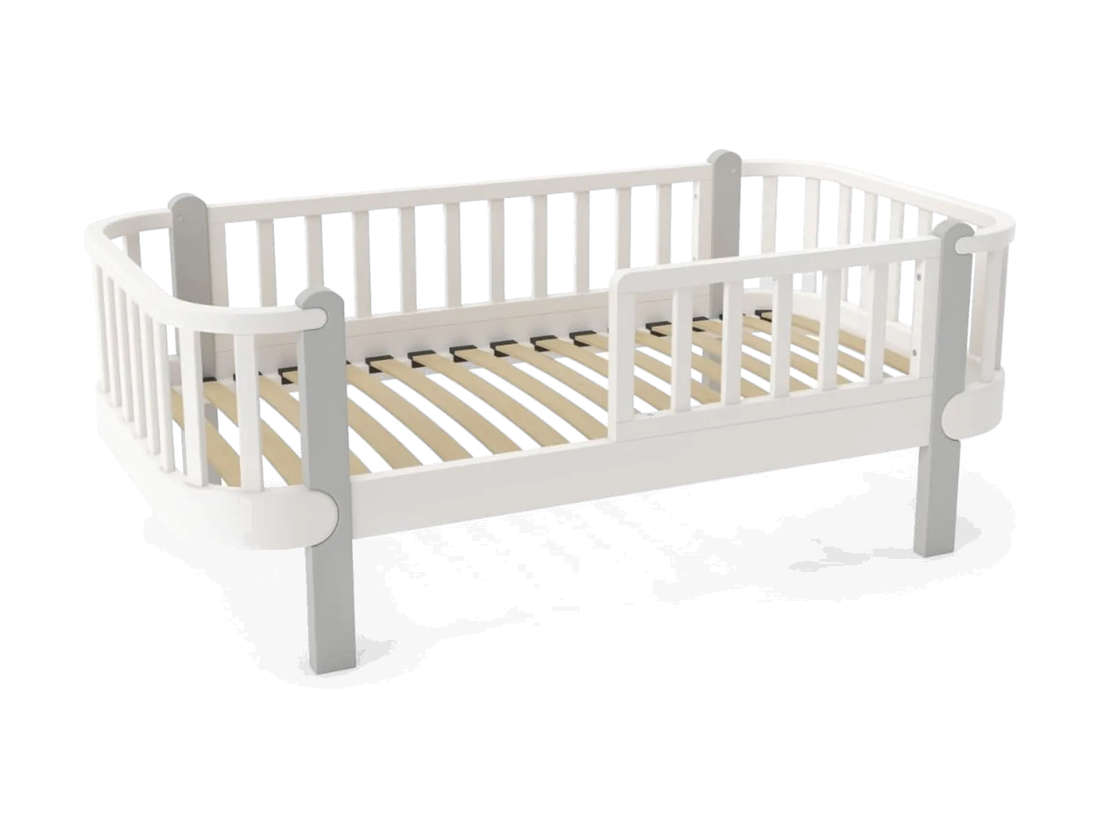 Posteľ pre batoľa YappyÉtude 160x80cm, modrosivá: fotka výrobcu