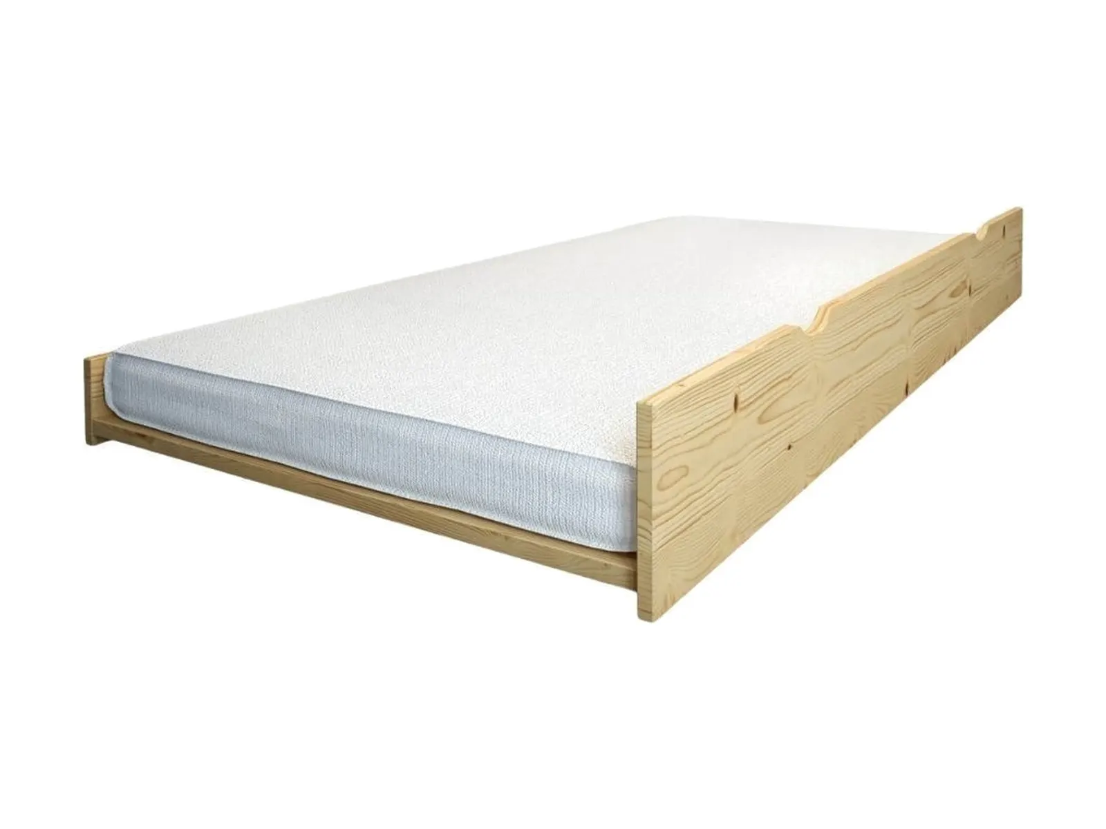 Extra bed under the bunk bed ATLAS and ALPY, transparent oil: maker's photo