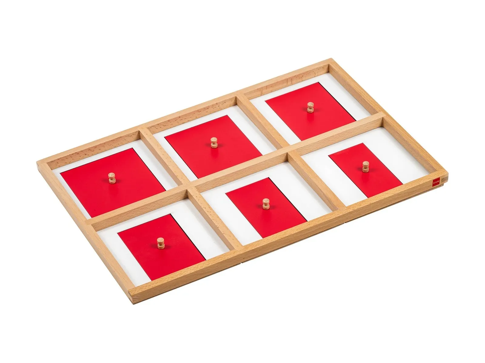 Geometric Insets: Red & White: maker's photo