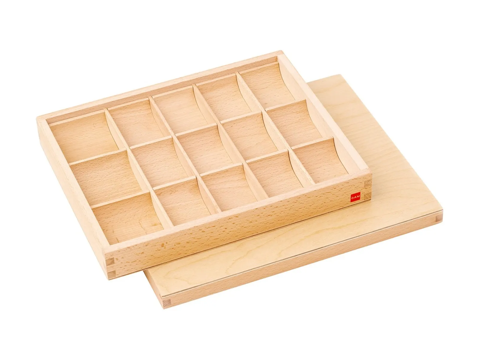 Box na gramatické symboly: 15 přihrádek: fotka výrobce