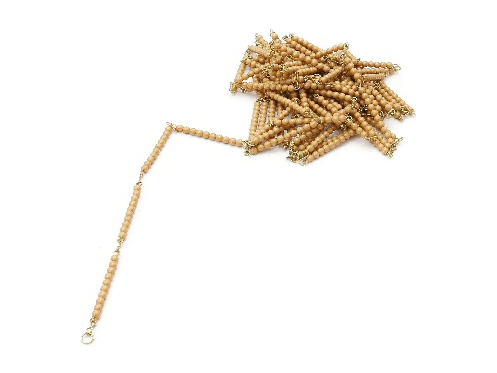 Goldene Perlenkette 1000: Einzelperlen Nylon (GAM): Foto des Herstellers