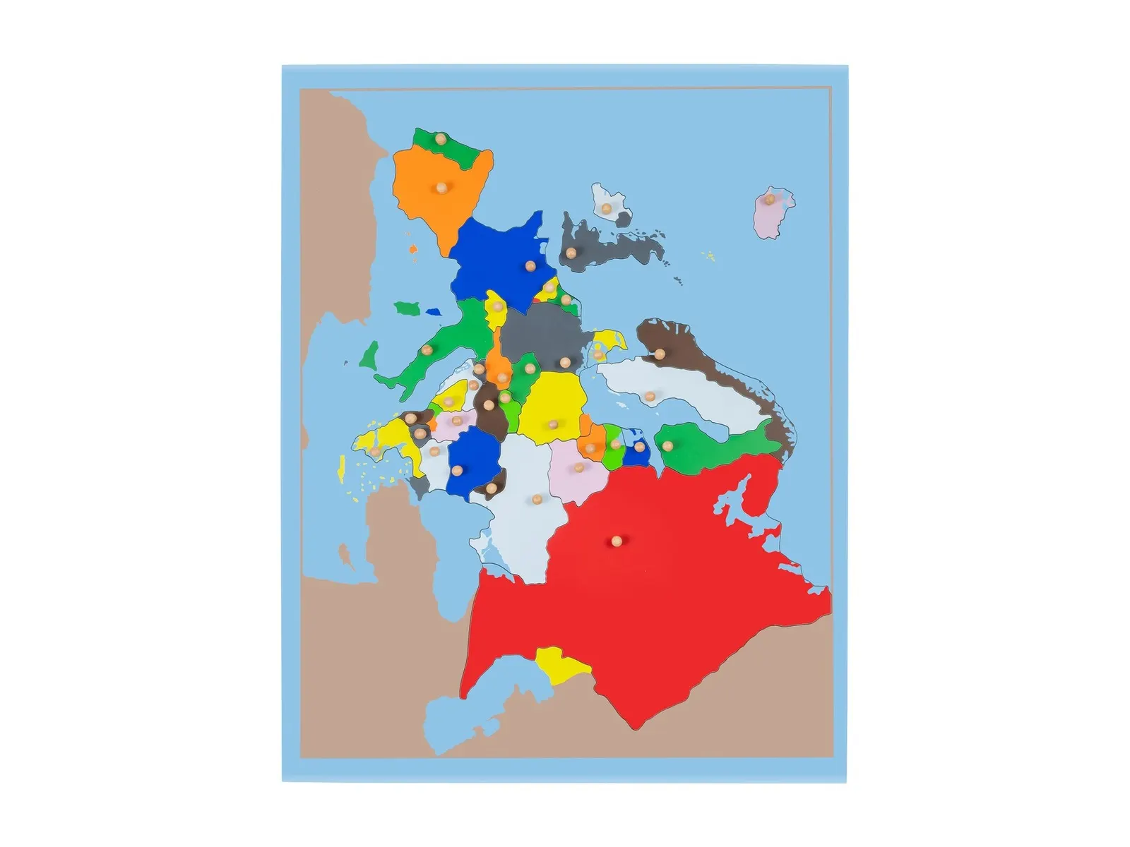 Puzzle mapa: Evropa a její země: fotka výrobce