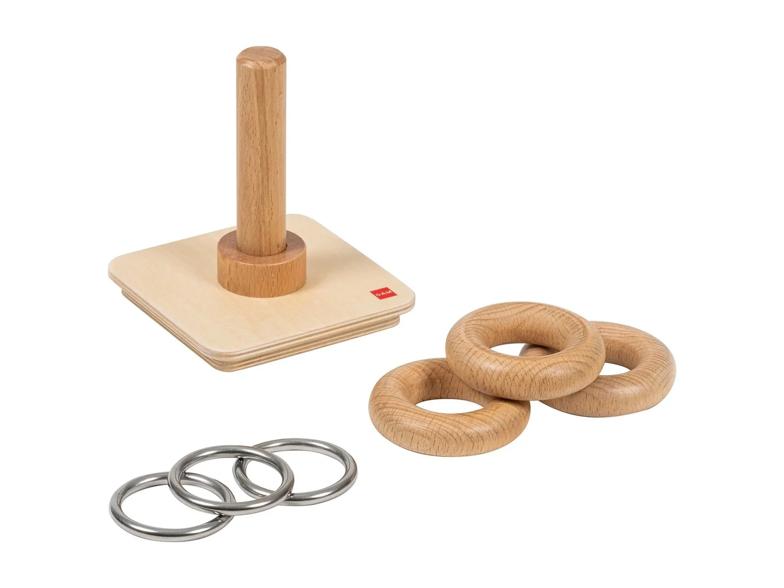 Rings On Vertical Dowel: maker's photo