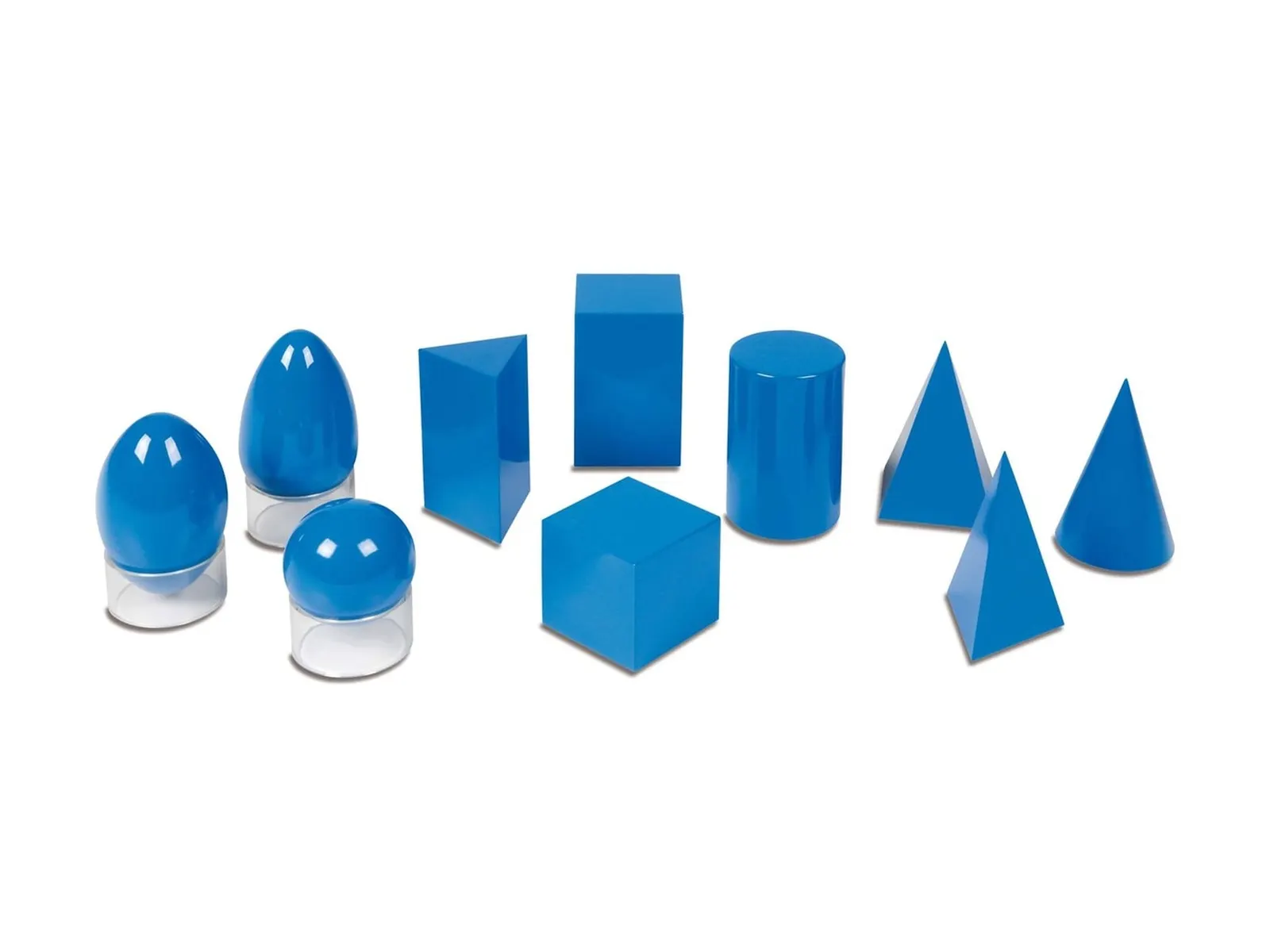 Geometrická tělesa: Deset 3D tvarů pro hmatové zkoumání: fotka výrobce