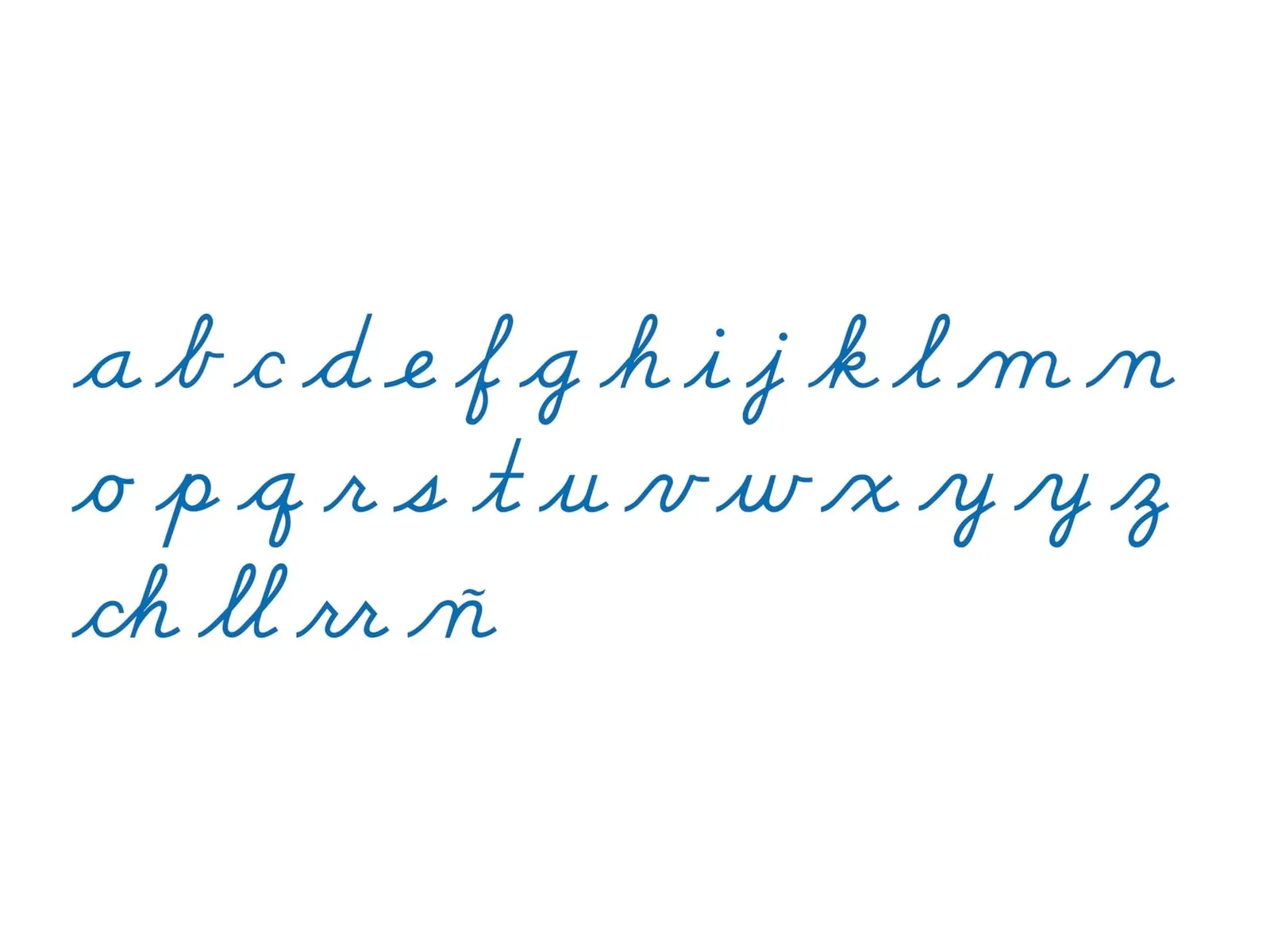 Medium Movable Alphabet: US Cursive - Blue: maker's photo