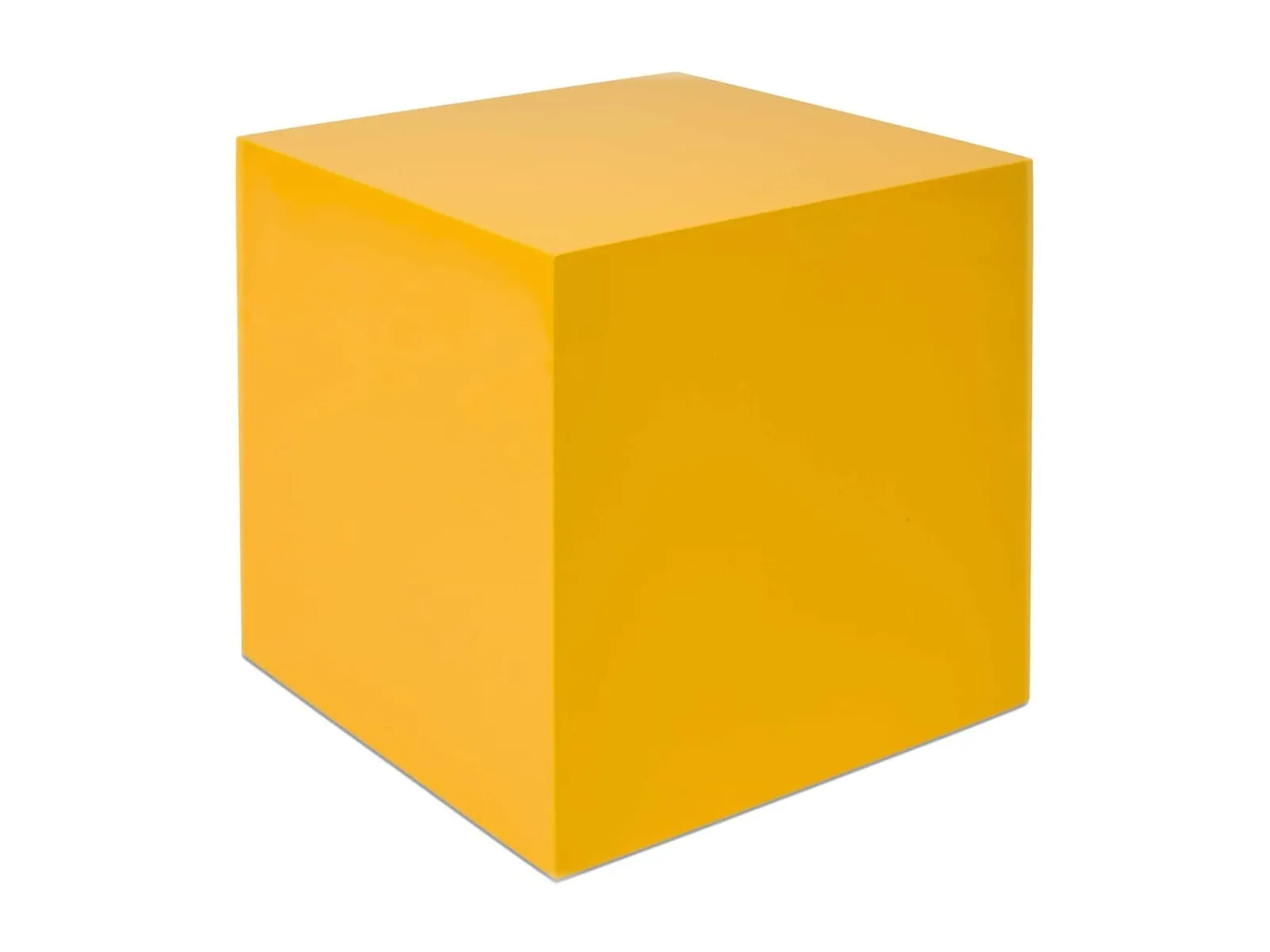 Žlutá kostka: Velká geometrická forma (27cm): fotka výrobce