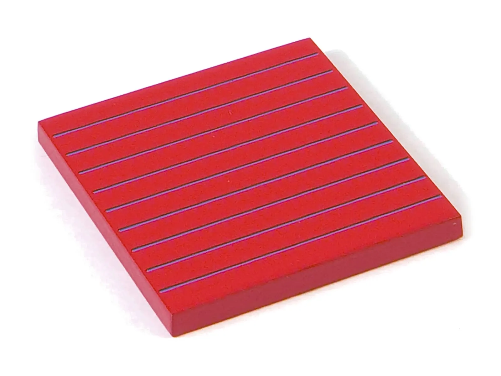 Červená hierarchická tabulka, 50 × 50 × 5 mm: fotka výrobce