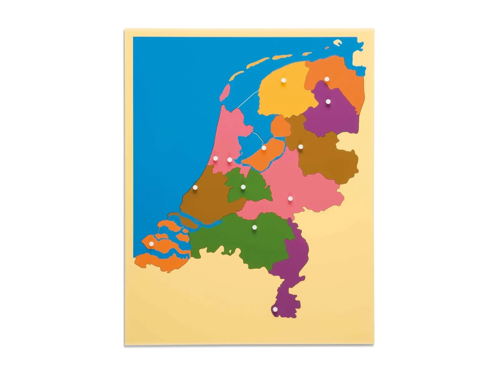 Puzzle mapa: Nizozemsko: fotka výrobce