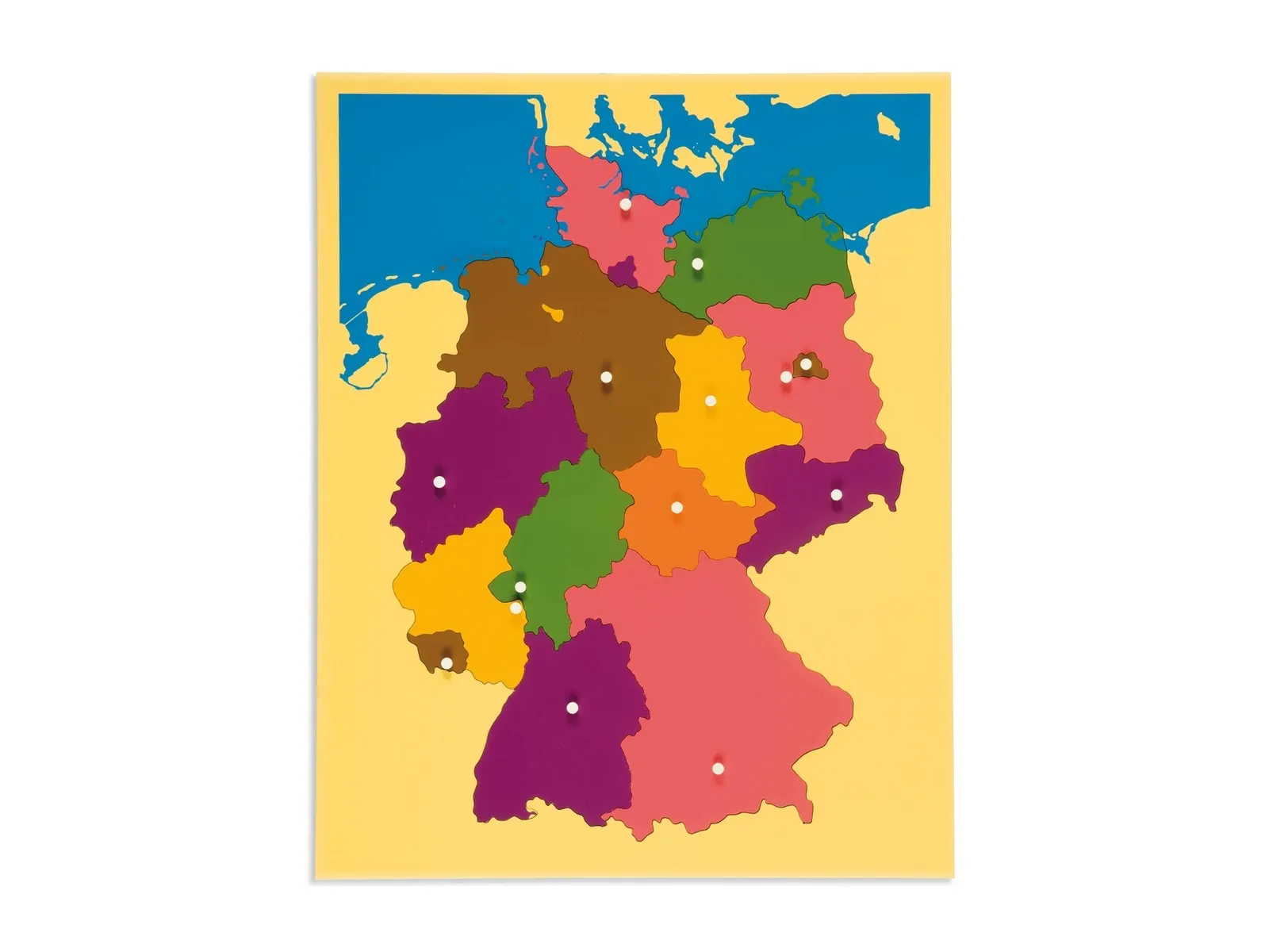 Puzzle mapa: Nemecko: fotka výrobcu
