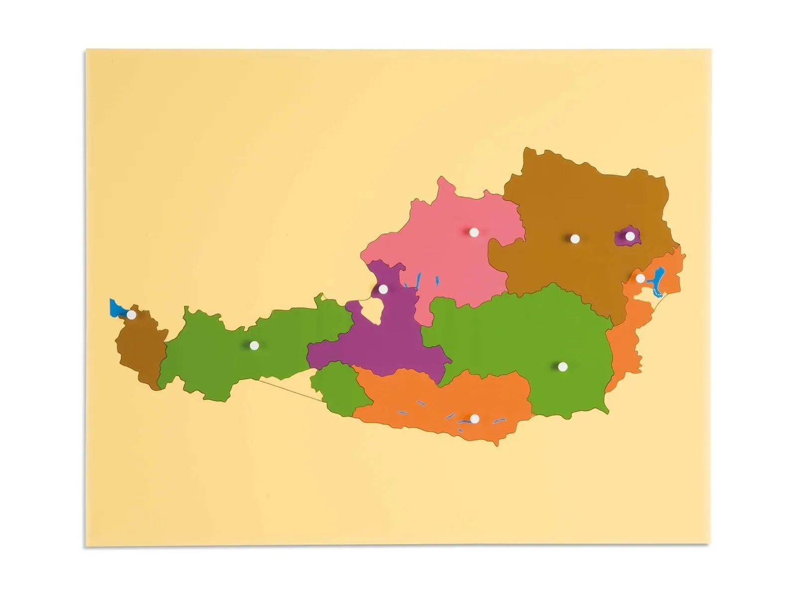Puzzle mapa: Rakousko: fotka výrobce