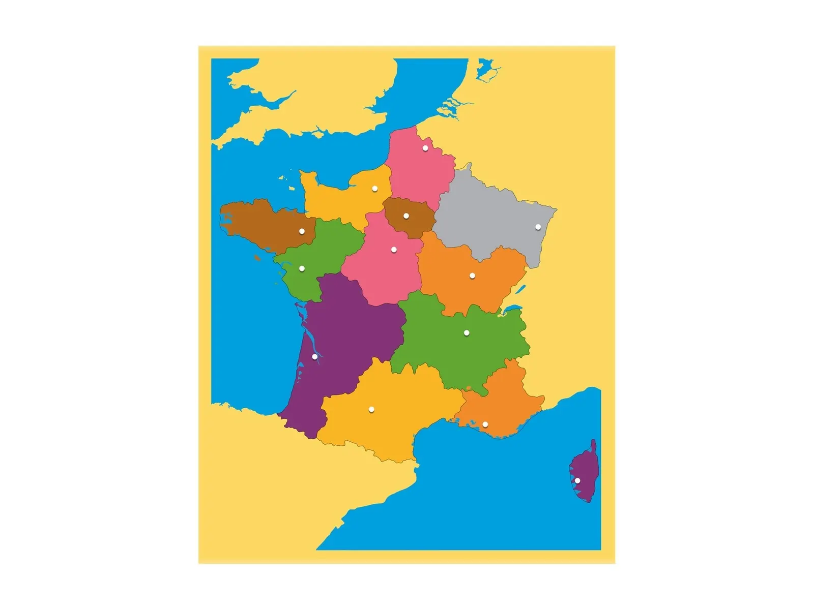Puzzle mapa: Francie: fotka výrobce