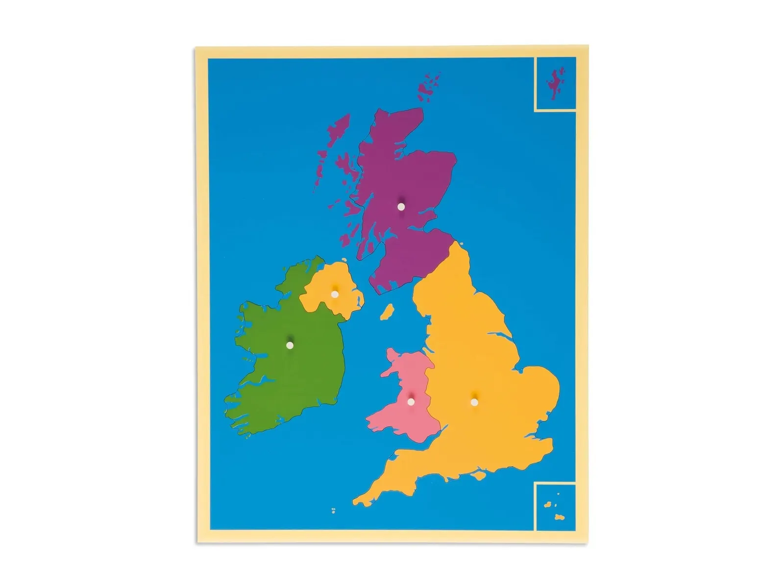 Puzzle mapa: Spojené kráľovstvo a Írsko: fotka výrobcu