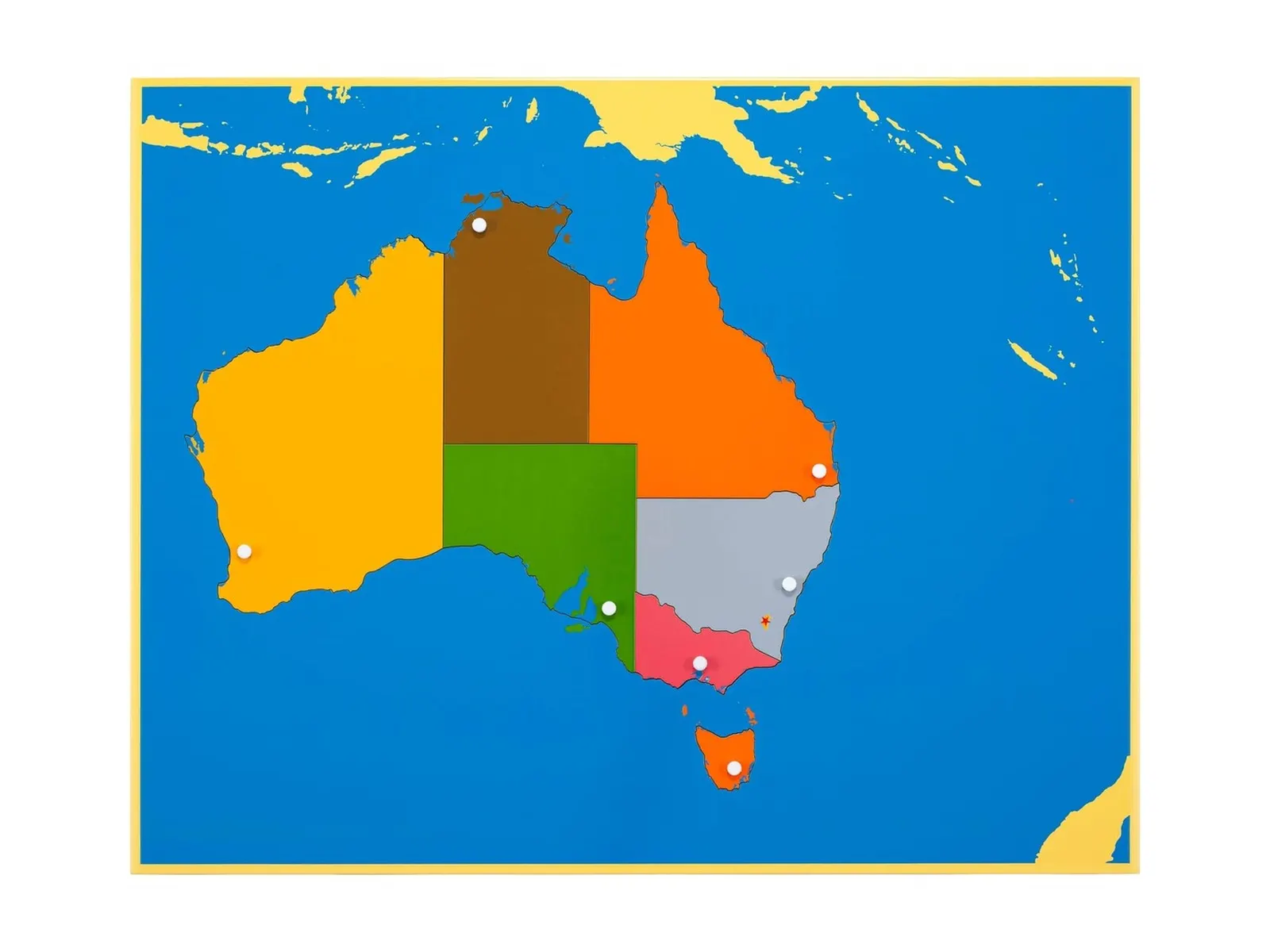 Puzzle mapa: Austrálie: fotka výrobce
