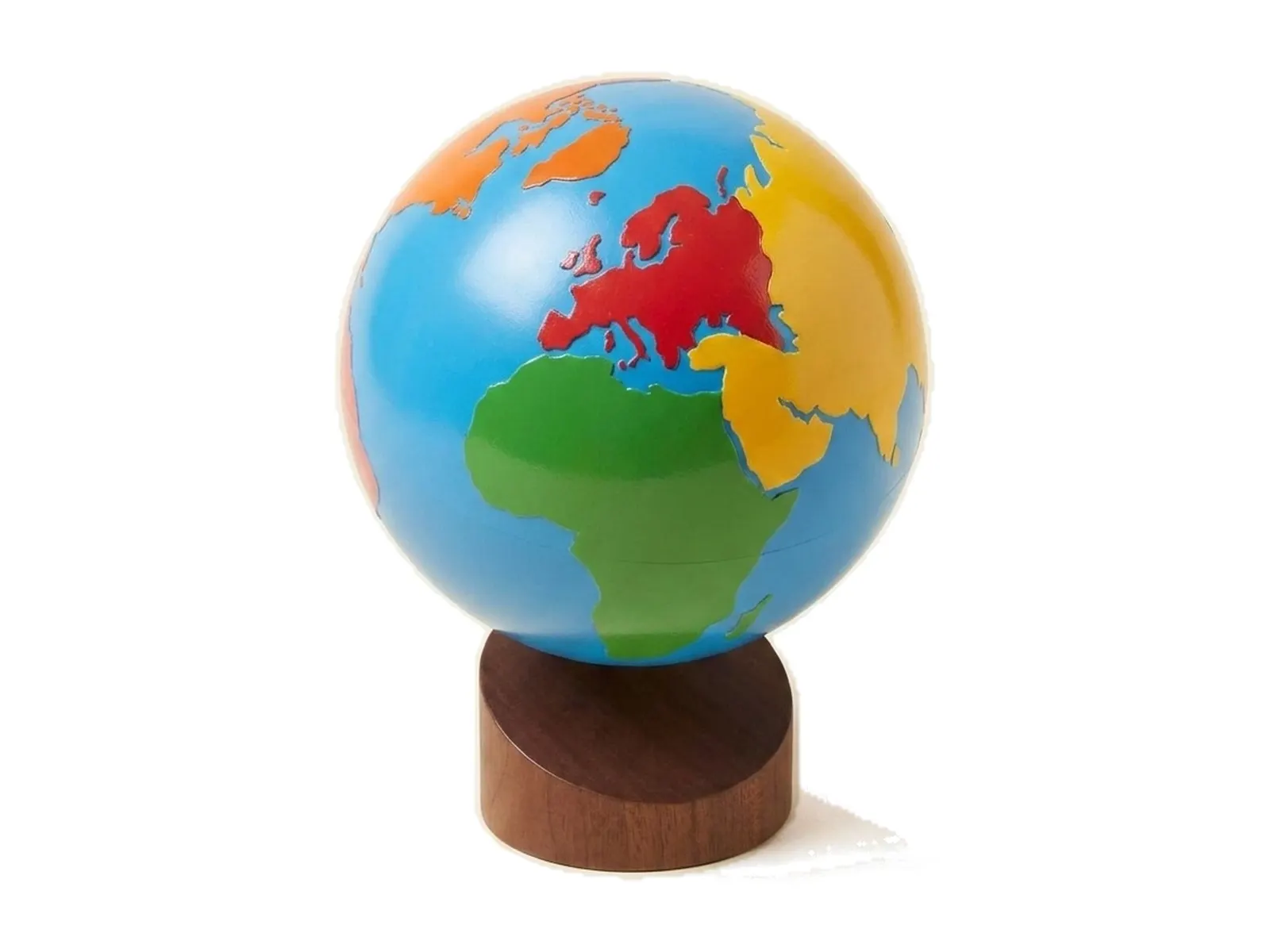 Glóbus kontinentov: farebný úvod do geografie (Nienhuis): fotka výrobcu