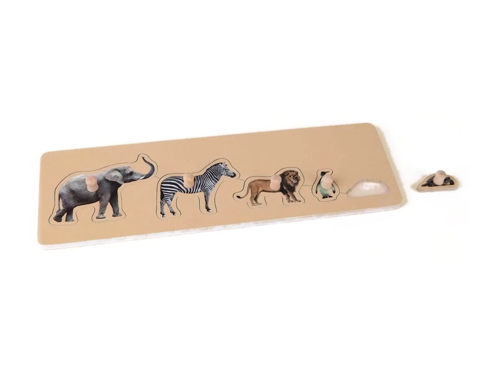 Puzzle pre batoľatá: 5 divokých zvierat: fotka výrobcu