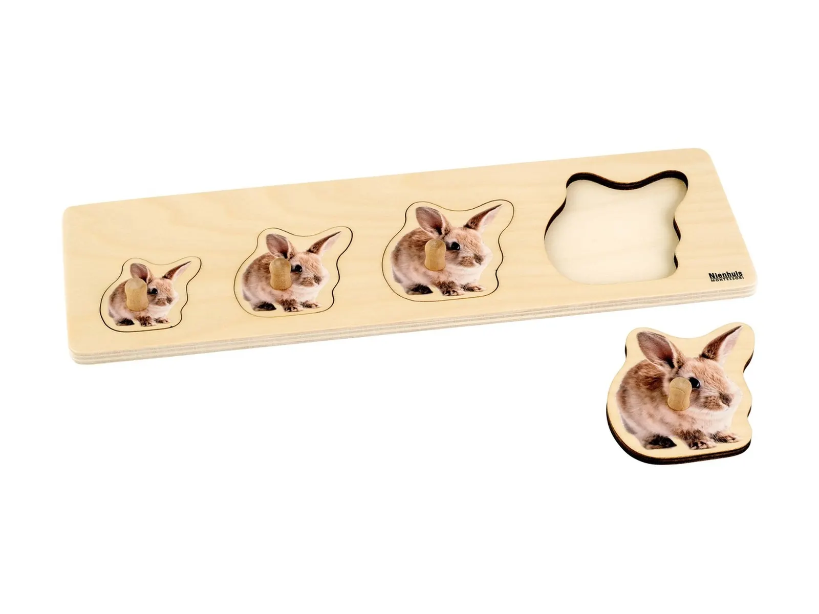 Puzzle pro nejmenší: 4 králíci: fotka výrobce