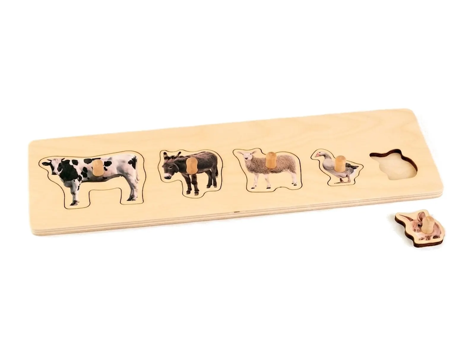 Puzzle pre batoľatá: 5 hospodárskych zvierat: fotka výrobcu