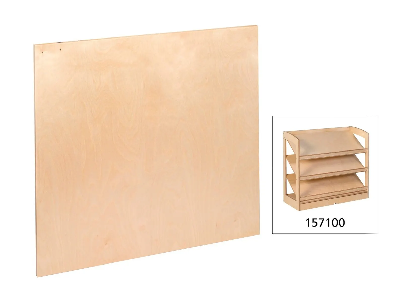 Knižní police: Zadní panel (93 cm): fotka výrobce