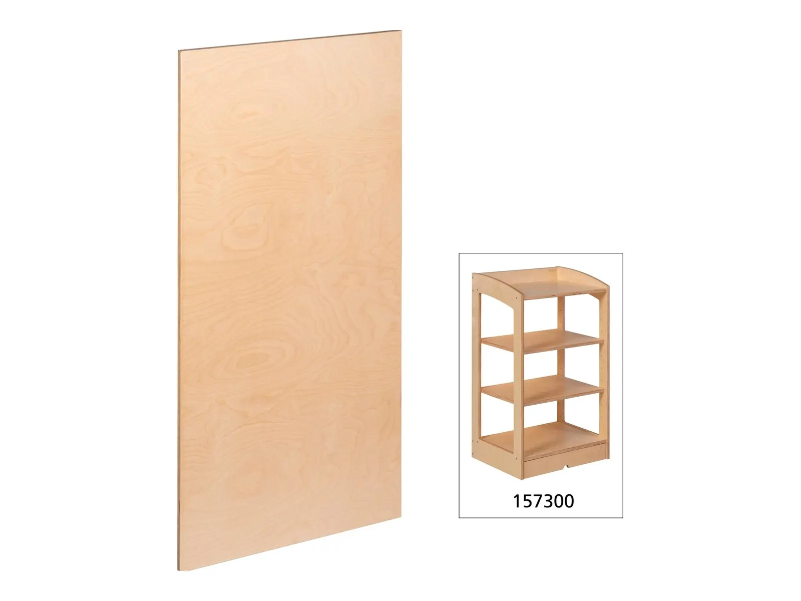 Skrinka geometrie/biológie: Zadný panel (93 cm): fotka výrobcu