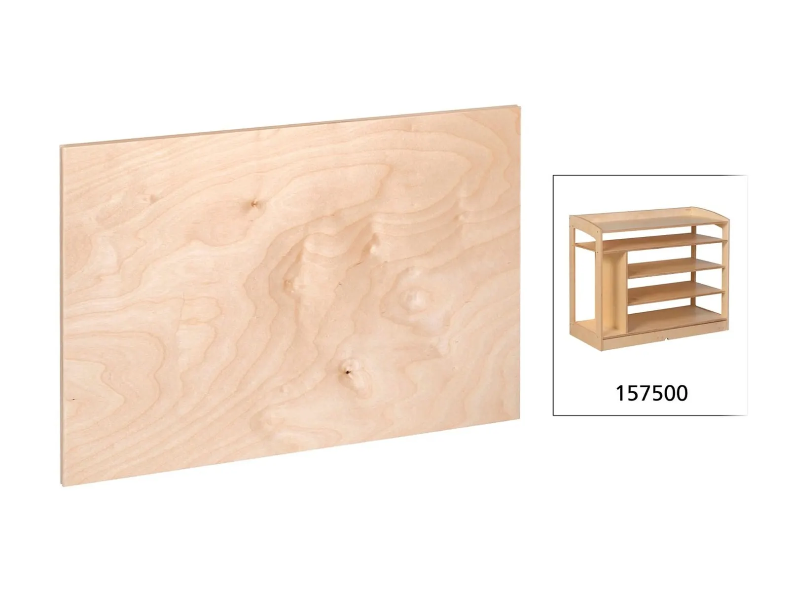 Materiálová/smyslová skříňka: Zadní panel (93 cm): fotka výrobce
