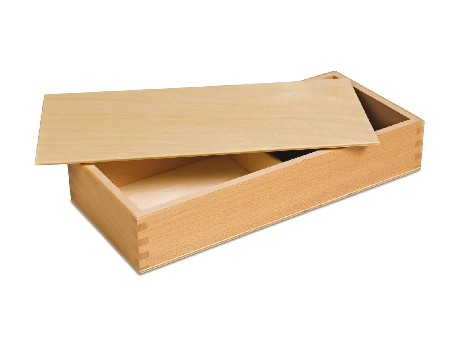 Krabice na hodinová razítka: dřevěná s posuvným víkem: fotka výrobce