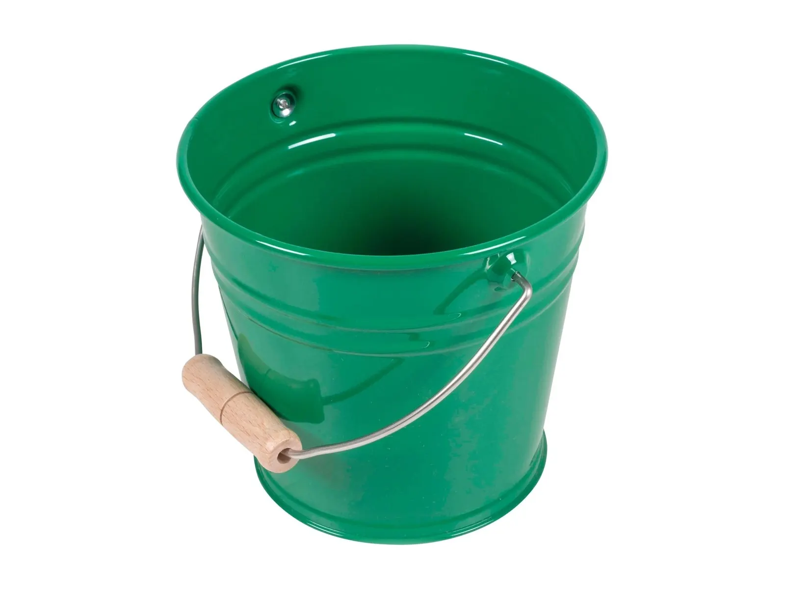 Malé kovové vedierko: zelené: fotka výrobcu