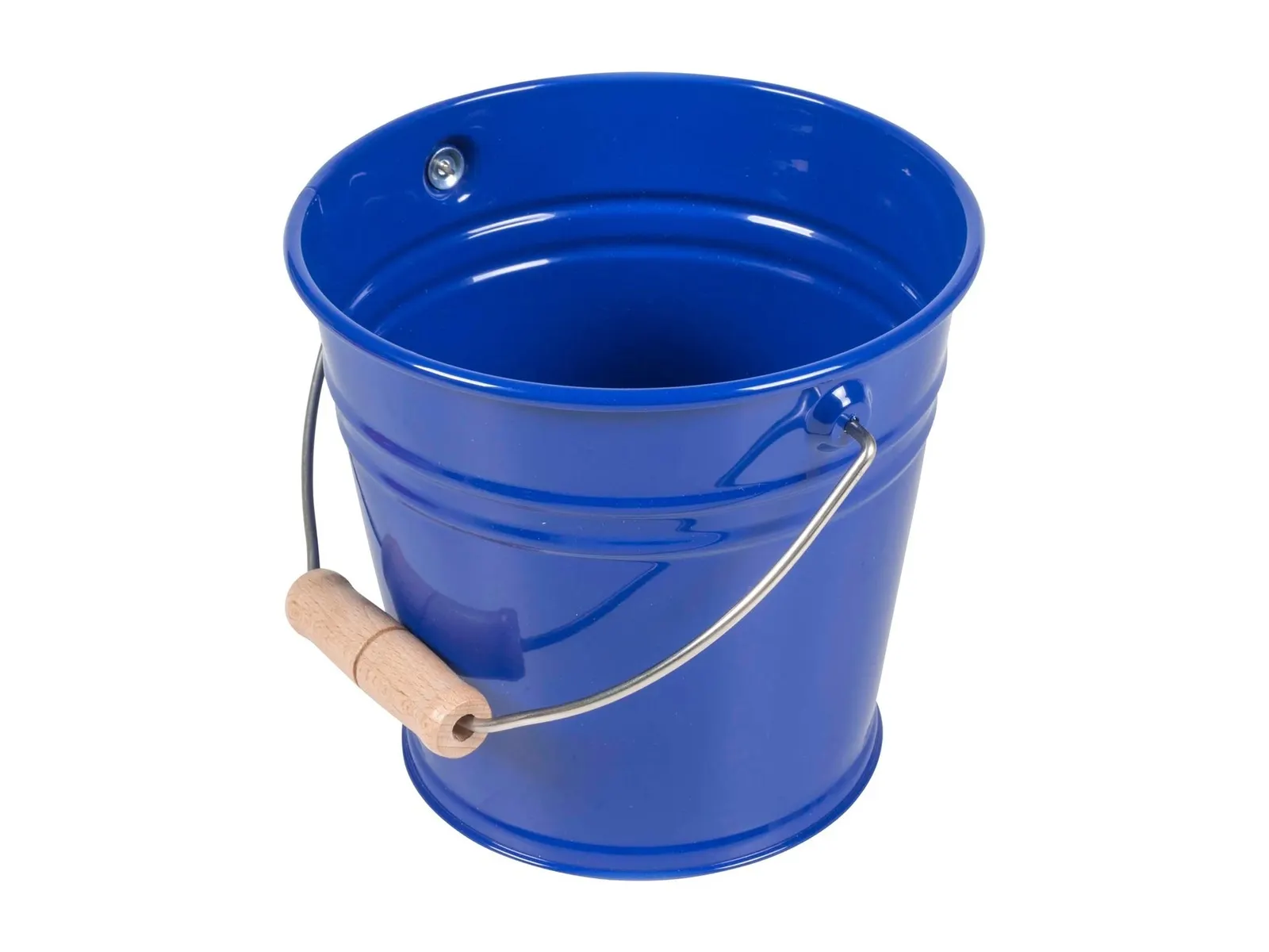 Malý kovový kbelík: modrý: fotka výrobce