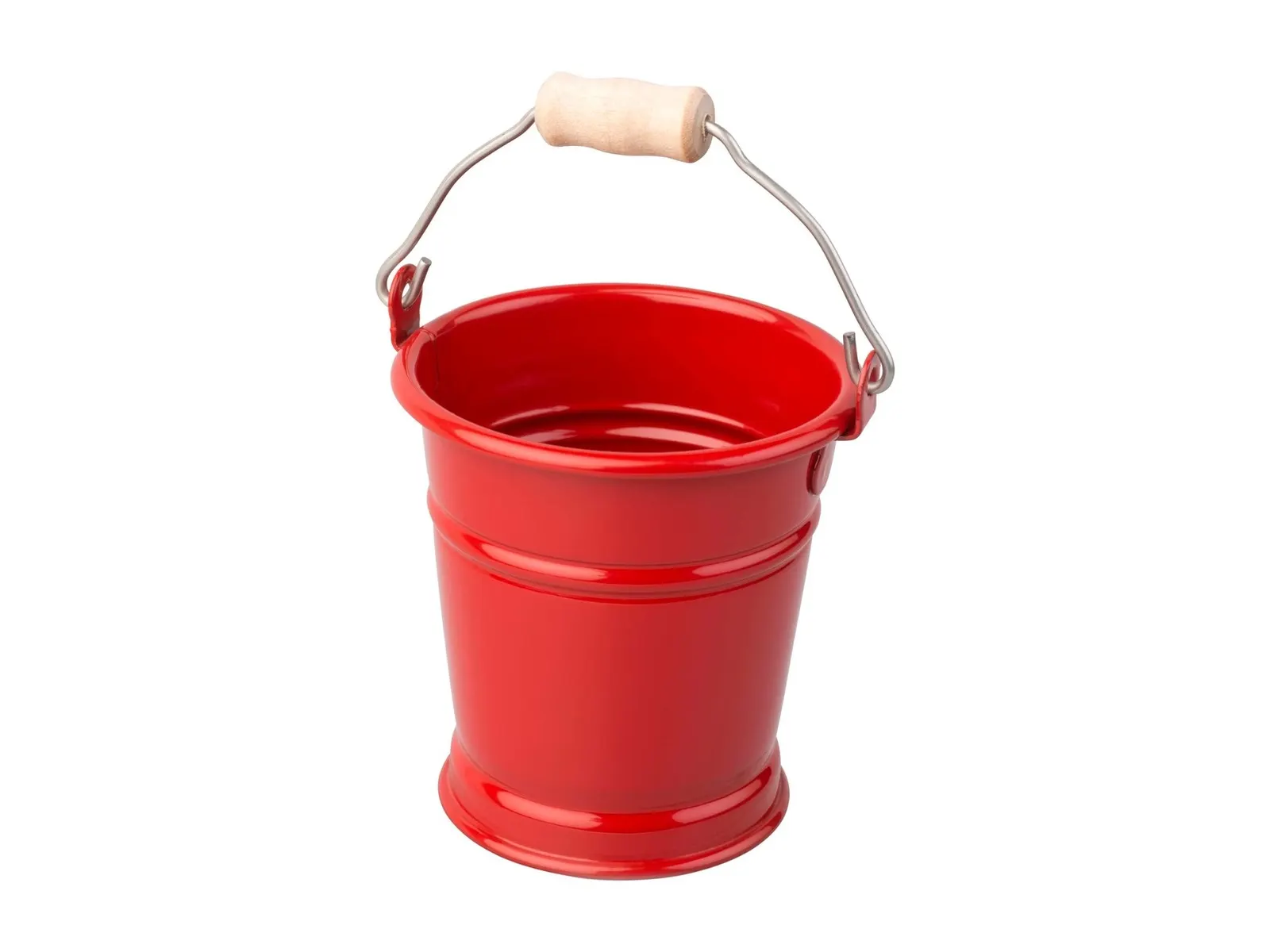 Mini vedierko: červené: fotka výrobcu