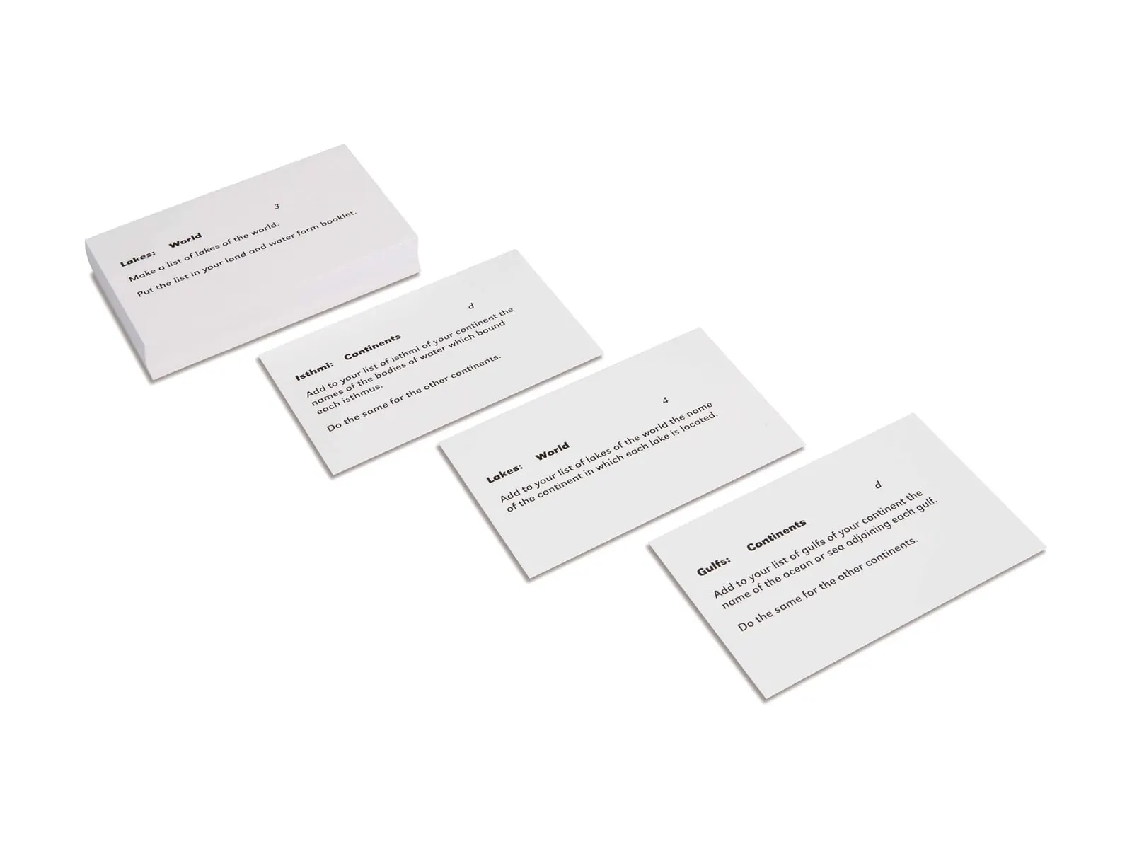 Land And Water Forms: Command Cards 2: maker's photo