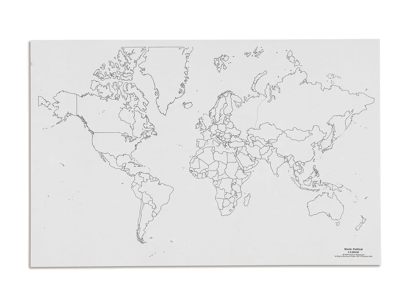 Svět: Politická mapa (50): fotka výrobce