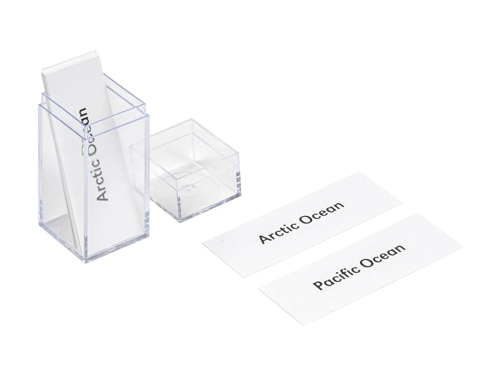 Oceány: Popisky: Příslušenství k puzzle mapám: fotka výrobce