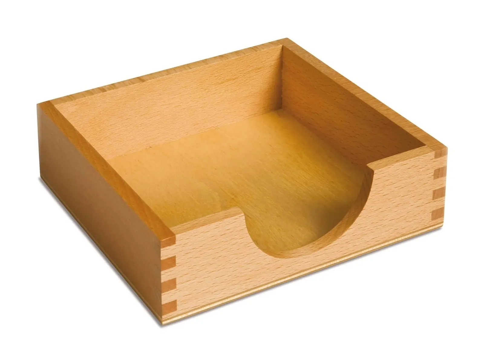 Box na papiere: 14×14cm drevený držiak pre praktický život: fotka výrobcu