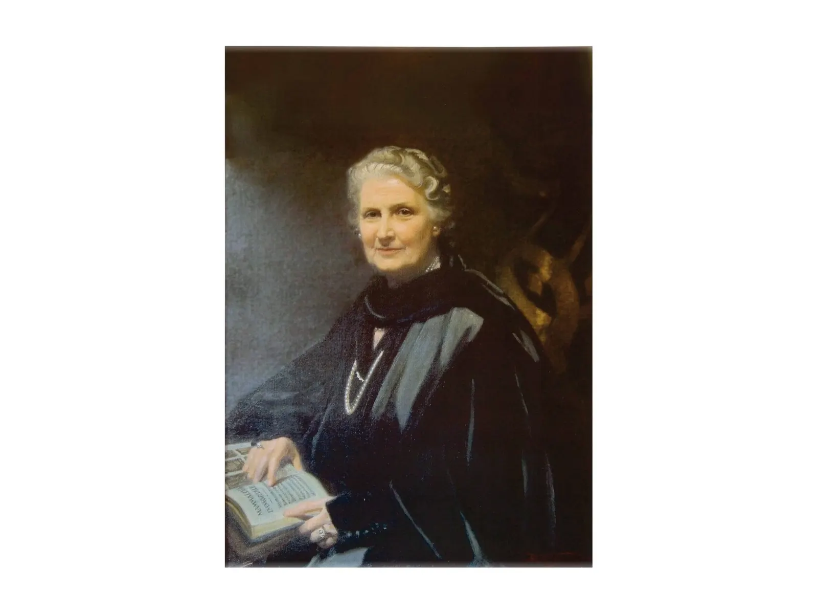 Maria Montessori Porträt: A3 Farbfotografie für Klassenzimmer: Foto des Herstellers