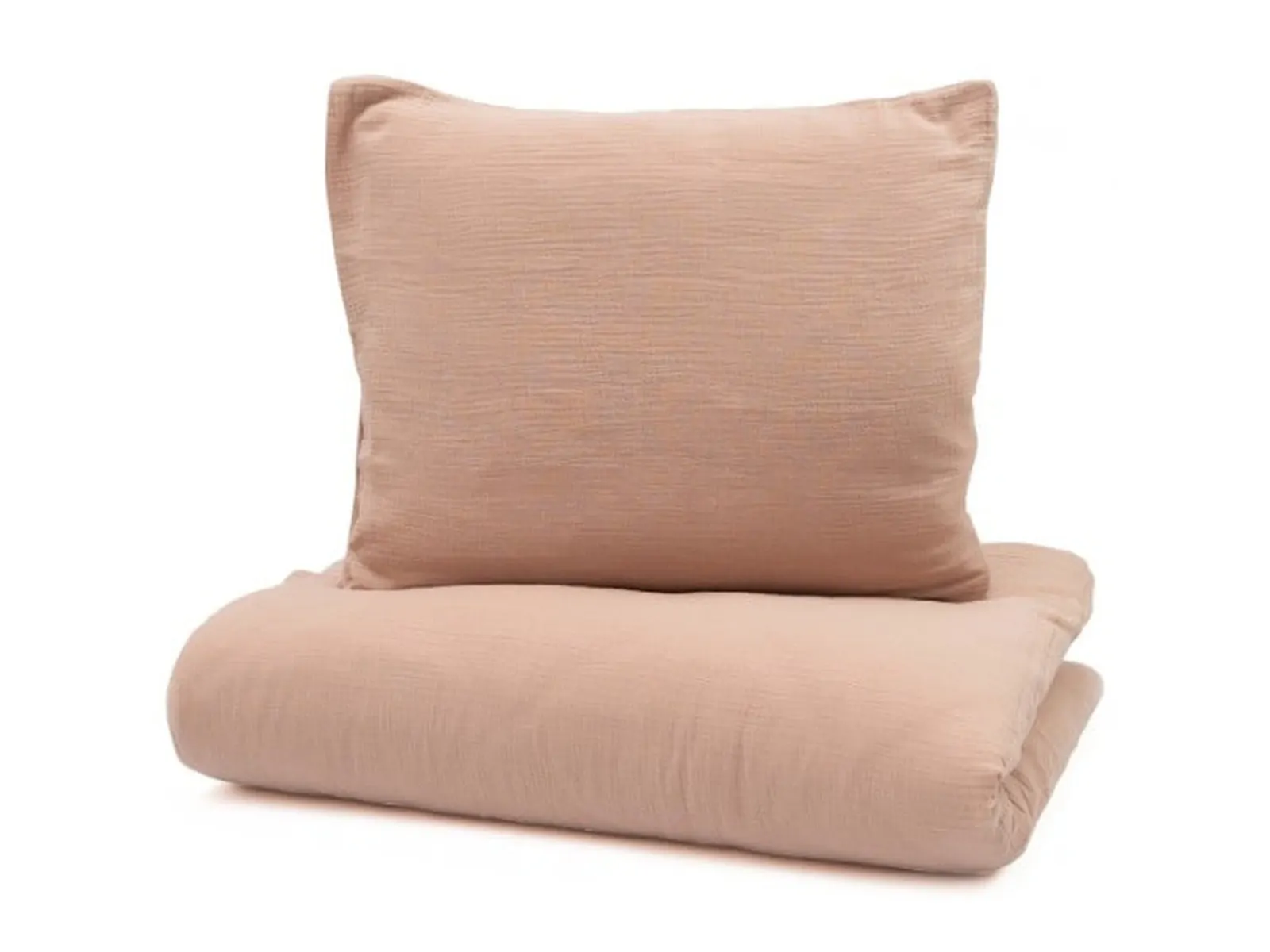 YappyMuslin Cocoa bedding set: maker's photo
