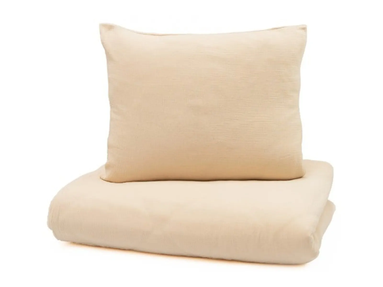 YappyMuslin Beige bedding set: maker's photo