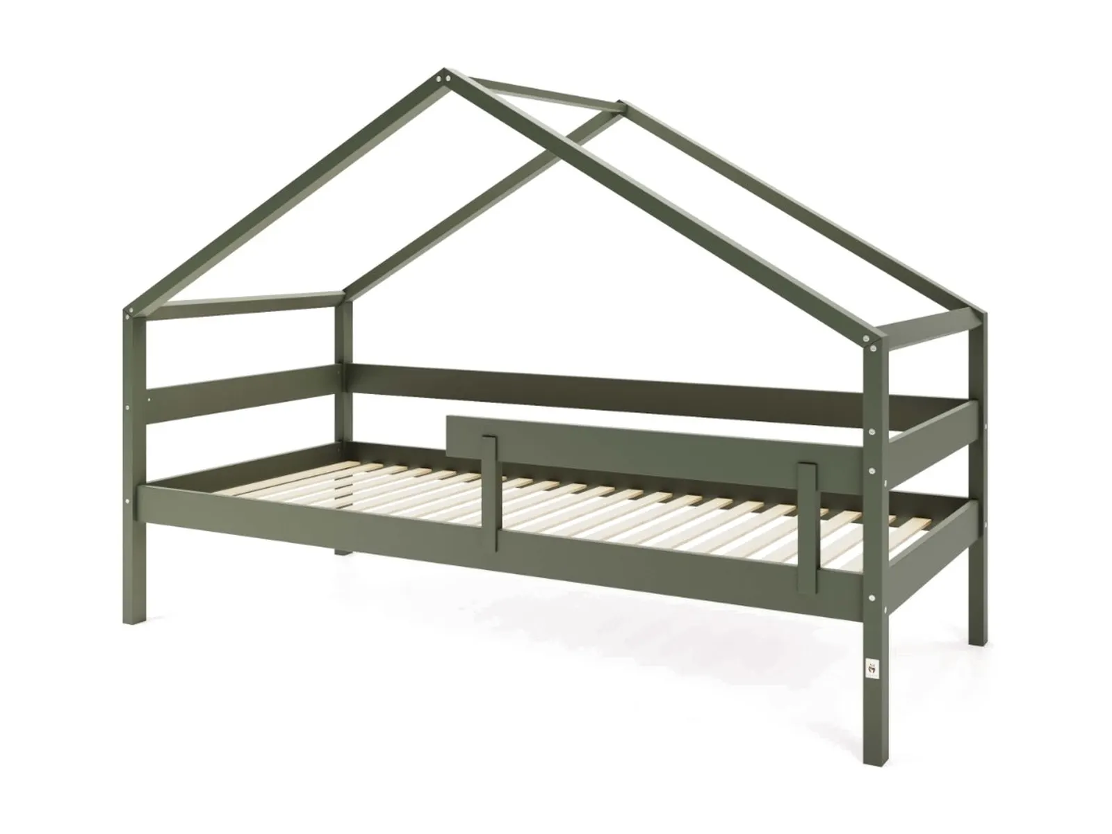 YappyHytte house bed 200-90cm, green: maker's photo