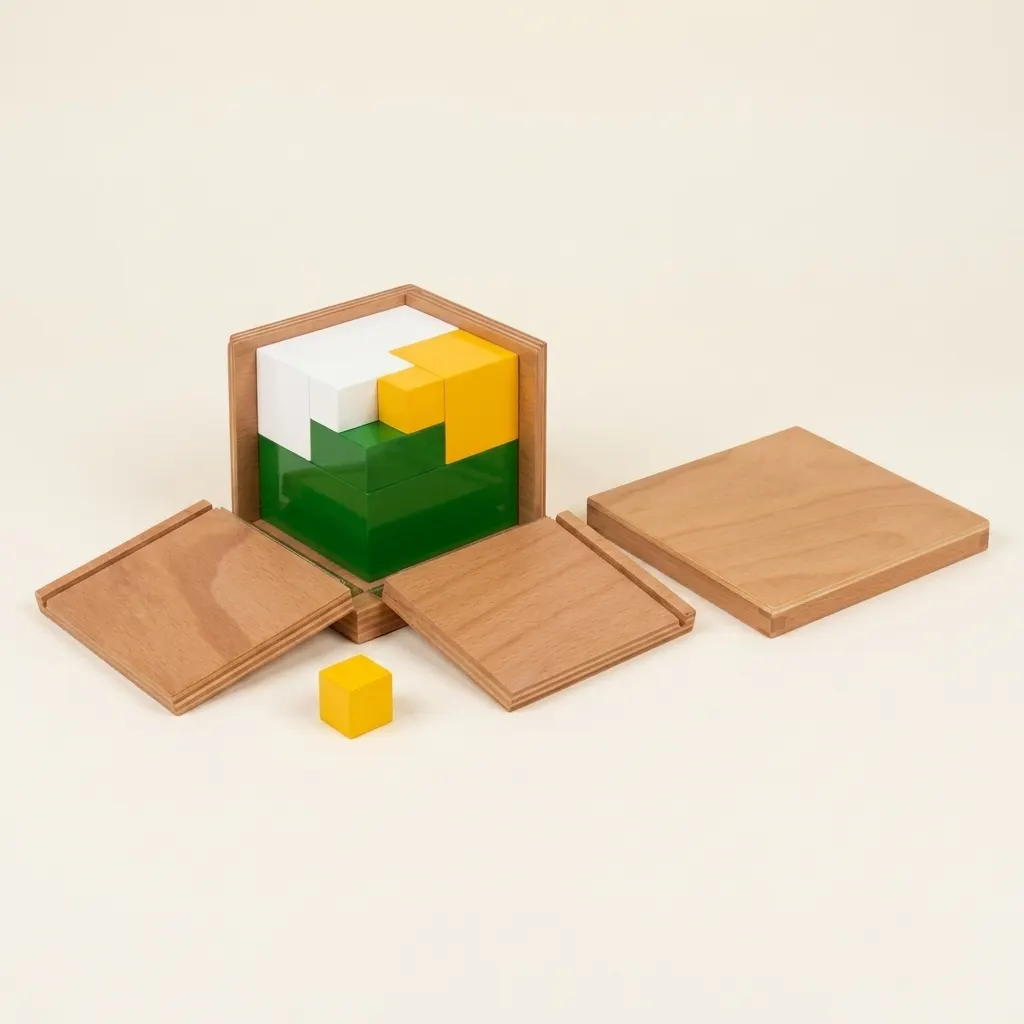 Kostka mocnin dvojky: matematické zkoumání binární progrese - Montessori Material | Faborino