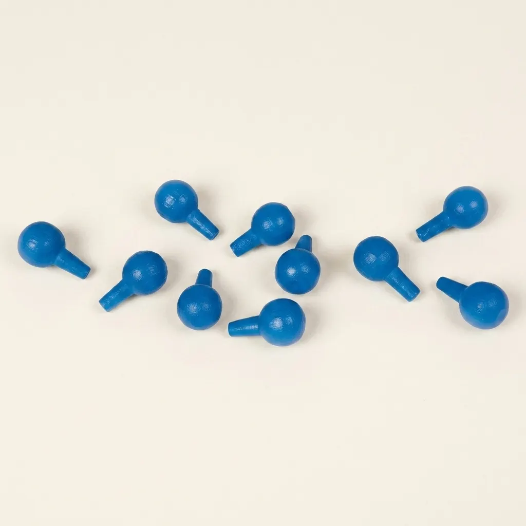 Kolíky pro algebraickou tabuli: modré (10) - Montessori Material | Faborino