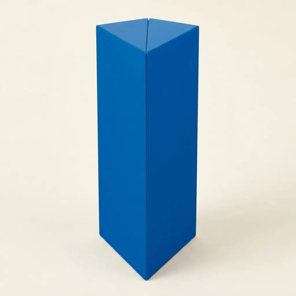 Trojuholníkové hranoly: 2 geometrické telesá na skúmanie - Montessori Material | Faborino