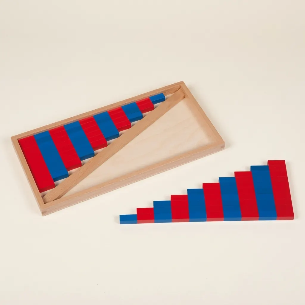 Malé číselné tyčinky - Montessori Material | Faborino
