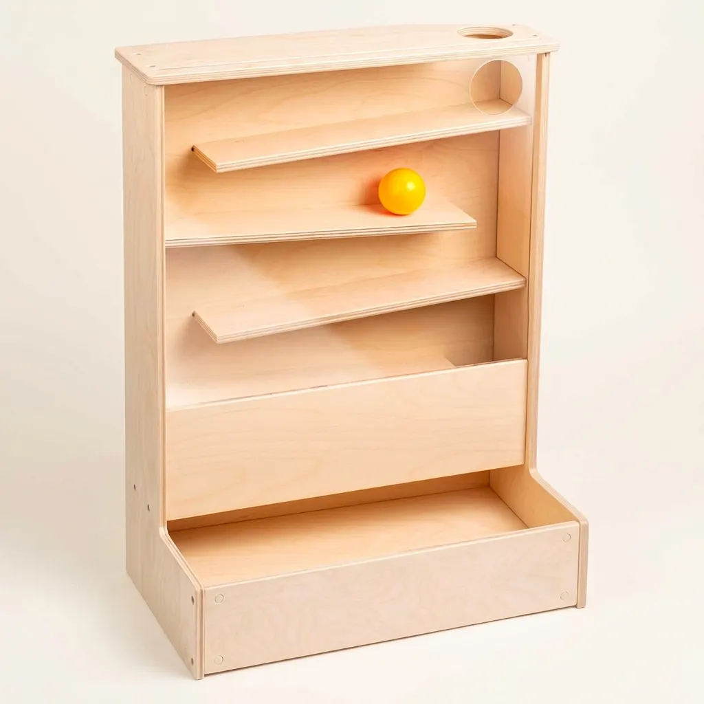 Sledovač loptičiek: vizuálne sledovanie pre bábätká - Montessori Material | Faborino