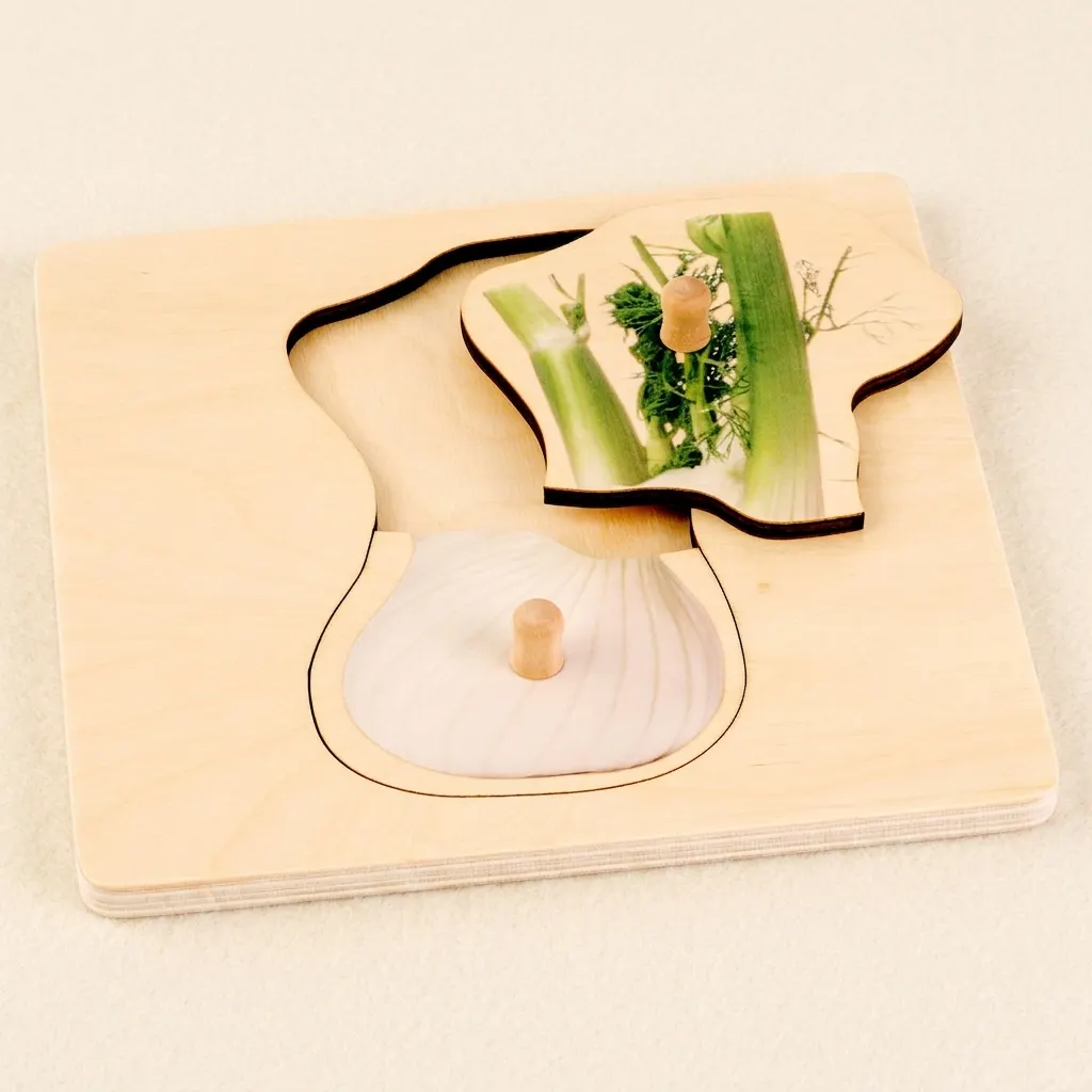 Puzzle pre najmenších: Fenikel - Montessori Material | Faborino